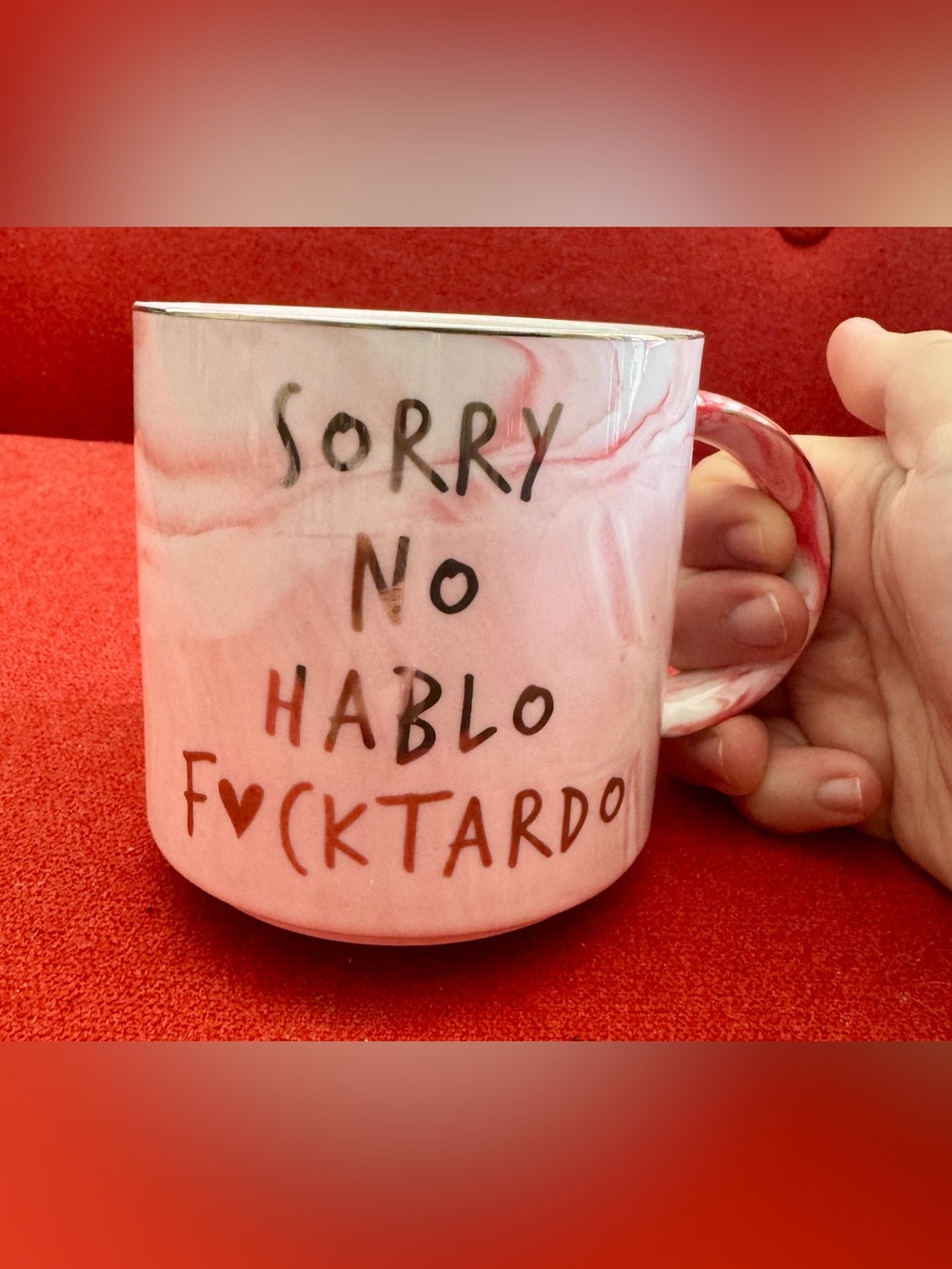 HENDSON ✨ SORRY NO HABLO FCKTARDO mug for coffee tea | funny gag gift